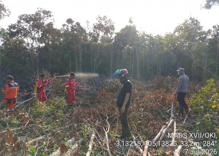 Terpantau Firespot dan Hot Spot di 2 Kecamatan di Kabupaten OKI
