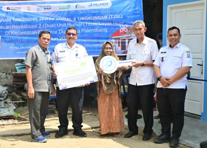 Wujudkan Hunian Layak, Pelindo Regional 2 Palembang Bantu Revitalisasi Rumah Warga di Kecamatan Ilir Timur II 