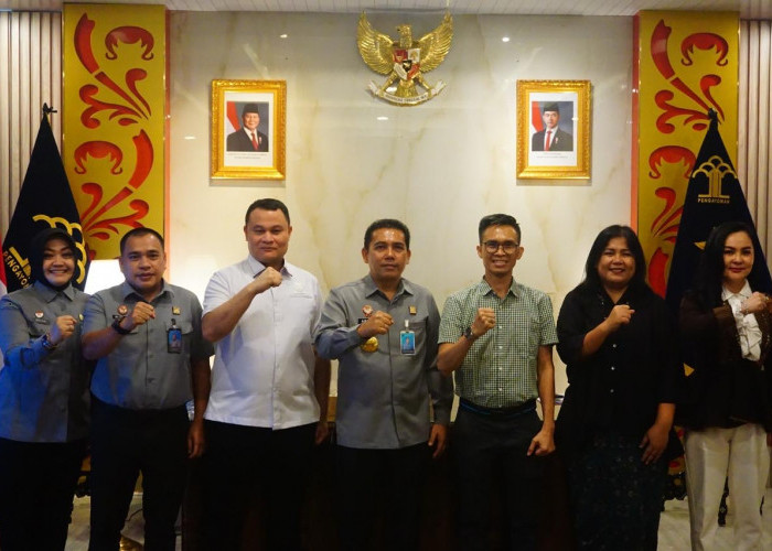 Audiensi Ikatan Notaris, Kakanwil Kemenkum Sumsel Bahas Pengawasan dan Kepatuhan Profesi Notaris