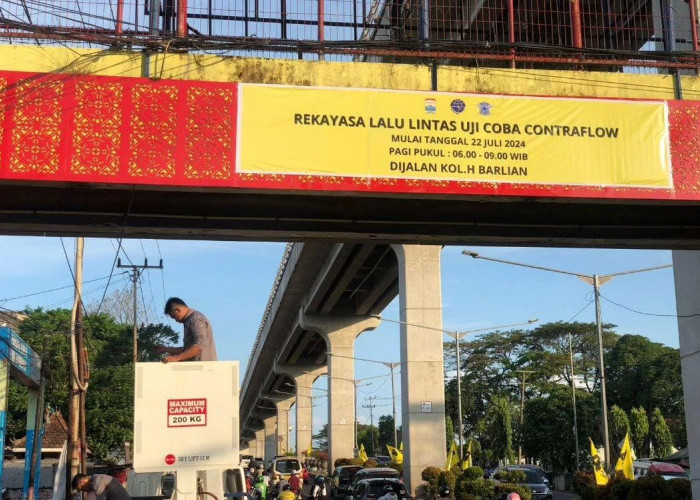 PERHATIAN! Senin Depan Dishub Uji Coba Contraflow Urai Kemacetan di Jalan Kolonel H Barlian dan Sudirman