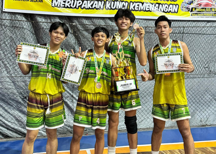 UBD Raih Juara 3 dalam Turnamen Basket Piala Pangdam II/Sriwijaya 2024