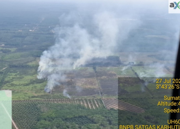 Karhutla Terjadi di 5 Kecamatan Kabupaten OKI, Angin Kencang Hanguskan Hektaran Lahan