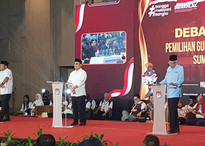 Debat Perdana Calon Gubernur dan Wakil Gubernur Sumsel Dimulai, 3 Paslon Bersaing Paparkan Visi Misi Terbaik