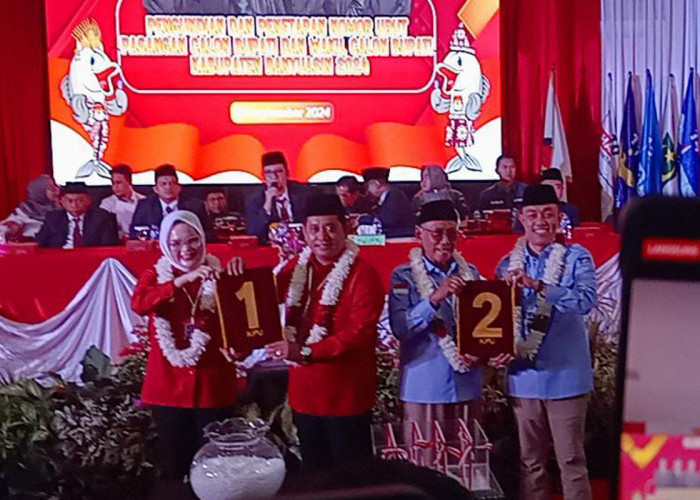 Siap Bertarung di Pilkada Banyuasin 2024, Askolani - Netta Nomor 1, Slamet - Alfi Nomor 2 