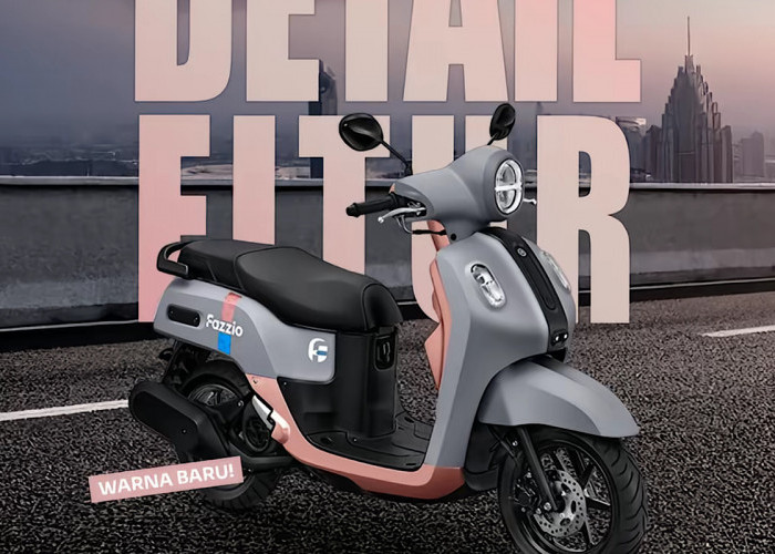 Memikat Warna Terbaru Fazzio, Lewat ‘Grayceful Pink’ Yamaha Memang Jago Kombinasikan Warna Baru Ekspresif
