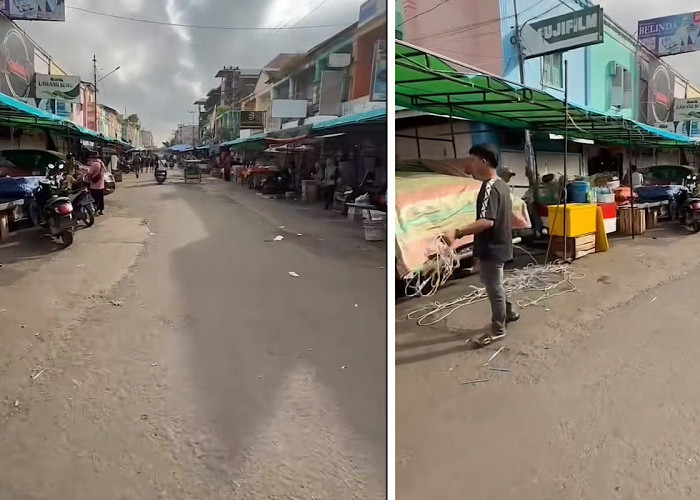 Pedagang Pasar 16 Dibikin Seragam, Lalulintas Mulai Lancar Semoga Bisa Bertahan Lama