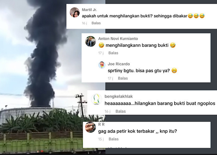 Kilang Minyak Pertamina Cilacap Jateng Terbakar, Komen Netizen Bikin Salfok: ‘Hilangkan Barang Buktikah?’