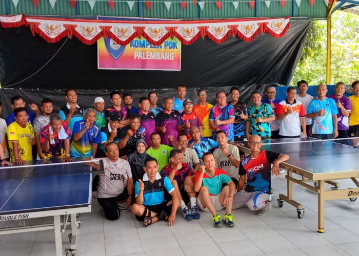 4 Klub  Tenis Meja Palembang Ikuti Pertandingan Persahabatan di PTM PDK 