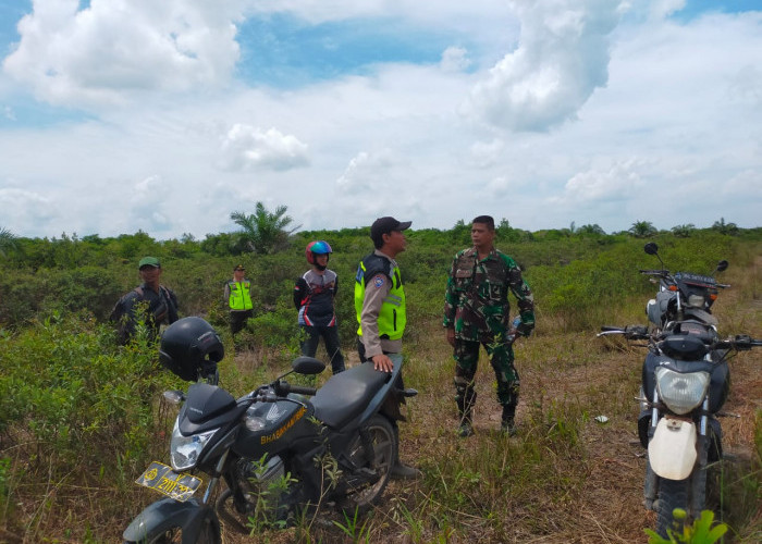 Polsek Pampangan Aktifkan Patroli Cek Hotspot Cegah Karhutbunla