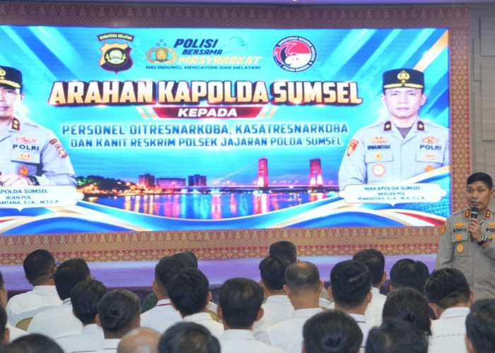 Kapolda Sumsel Minta Reserse hingga Polsek Tegas Berantas Kejahatan, Tetap Humanis