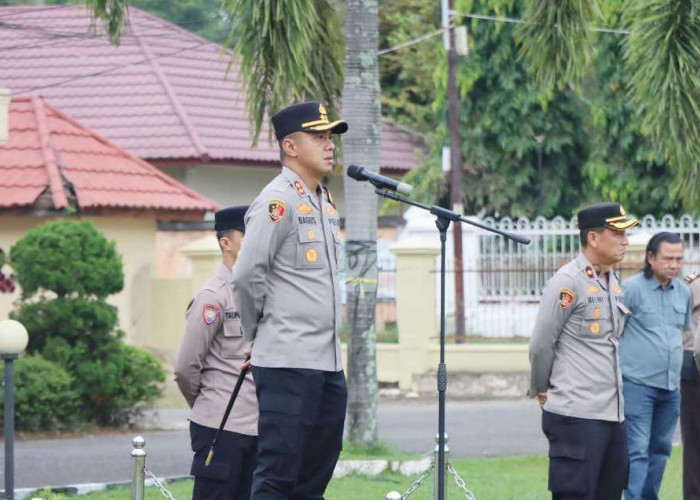 Jelang Ramadan 1447 Hijriah, Kapolres Ogan Ilir Tekankan Kebersihan Mako dan Sampaikan Commander Wish