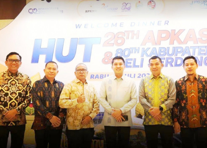 Bupati Ogan Ilir Hadiri Welcome Dinner HUT ke-26 APKASI dan HUT ke-80 Kabupaten Deli Serdang
