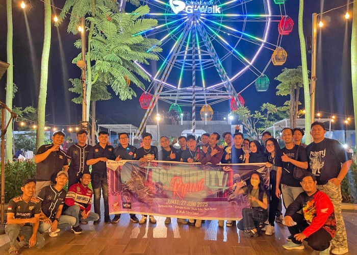 Komunitas Honda Palembang Meriahkan Nocturnity Riding, Tampilkan Performa Skutik Premium