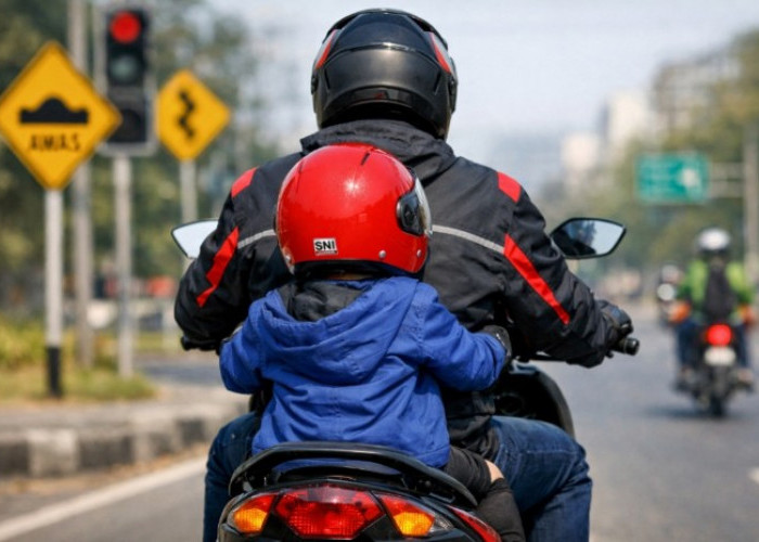 Ini Standar Safety Riding AHM 2026 Bonceng Anak Usia 2-6 Tahun yang Wajib Diketahui Orang Tua