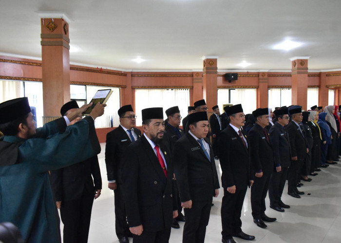 Puluhan Pejabat OKI Dilantik Pj Bupati, Meritokrasi Berjalan Baik