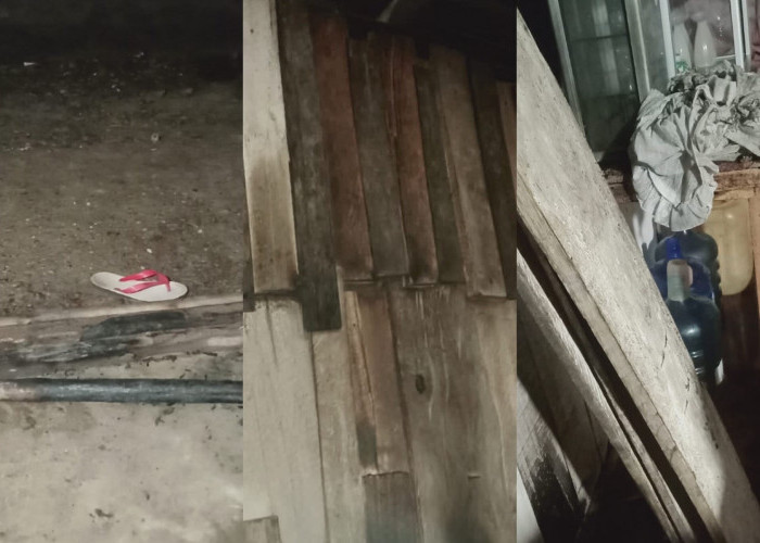 Rumah Dibakar Orang Tak Dikenal, Ibu dan Anak di Musi Rawas Terbakar, Aksi Pelaku Terekam CCTV 