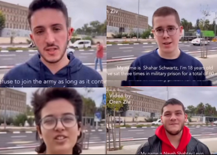 Pemuda Israel Tetap Menolak Wajib Militer Meski Sudah 3 Kali Masuk Penjara, Hari Ini Mereka Masuk Penjara Lagi