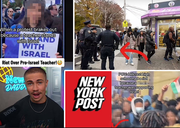 Siswa Sekolah di Amerika Rusuh Usai Mengetahui Seorang Guru Mereka Bagikan Foto Ikut Aksi Demo Pro Israel