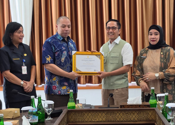 Palembang Raih Penghargaan BRIN, Masuk 10 Besar Kota Paling Maju di Luar Jawa