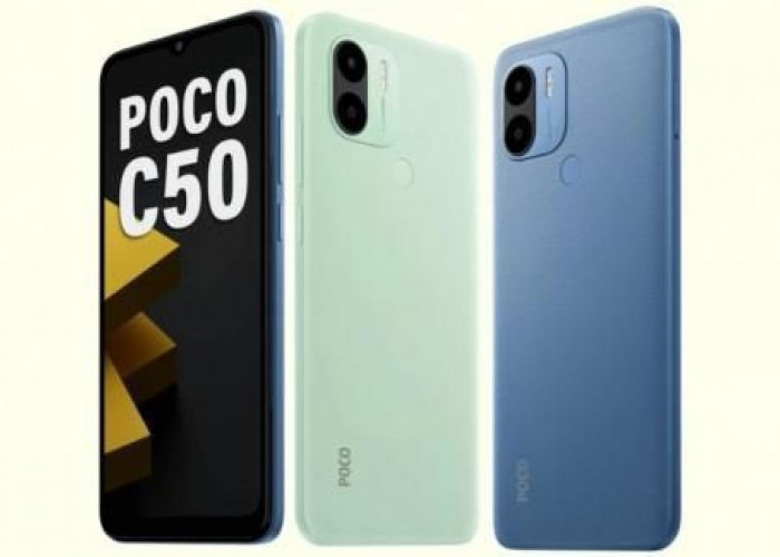 Poco C50, Handphone dengan  Layar IPS LCD 6.52 Inci, Tawarkan Performa Mumpuni dan Harga Terjangkau!