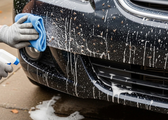 Bumper Kotor Bekas Mudik? Ini Cara Bersihkan Noda Aspal & Bangkai Serangga Tanpa Merusak Cat Mobil