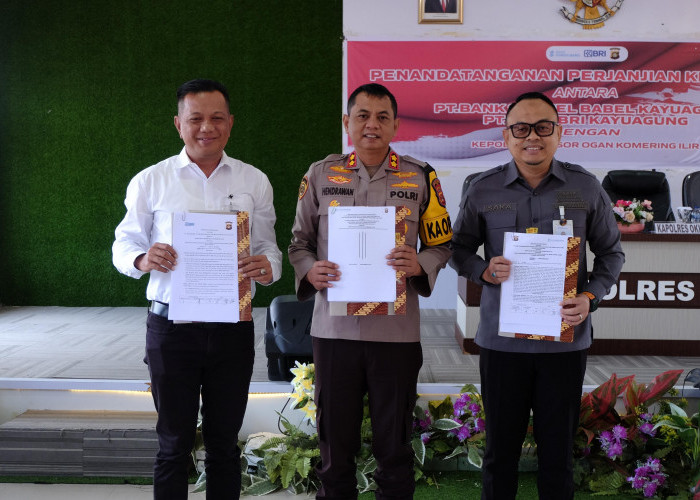 2 Bank Jalin Kerja Sama Perkuat Keamanan Perbankan dengan Polres OKI