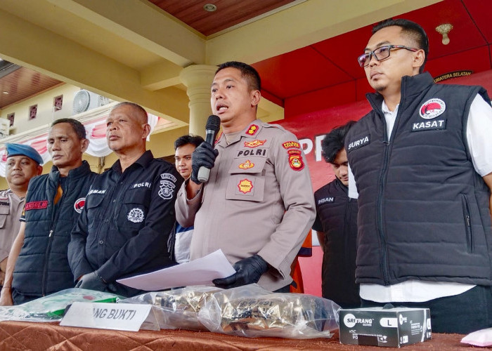 BRAVO! Sat Res Narkoba Polres Ogan Ilir Berhasil Gagalkan Peredaran Sabu 2 Kg Jaringan Internasional