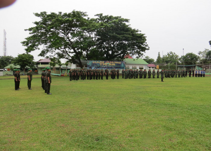 Dandim 0402/OKI Pimpin Upacara Peringatan Hari Juang TNI AD, Ini Pesan Disampaikan