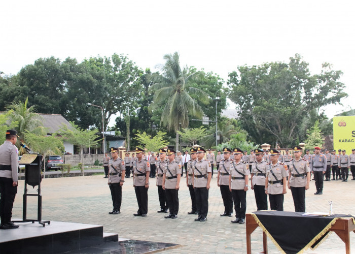 Polres OKI Mutasi Kabag hingga Kapolsek Jajaran