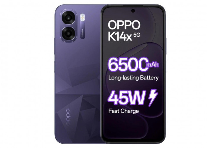 Oppo K14x 5G Hadir dengan Kamera Utama 50 MP Berteknologi AI
