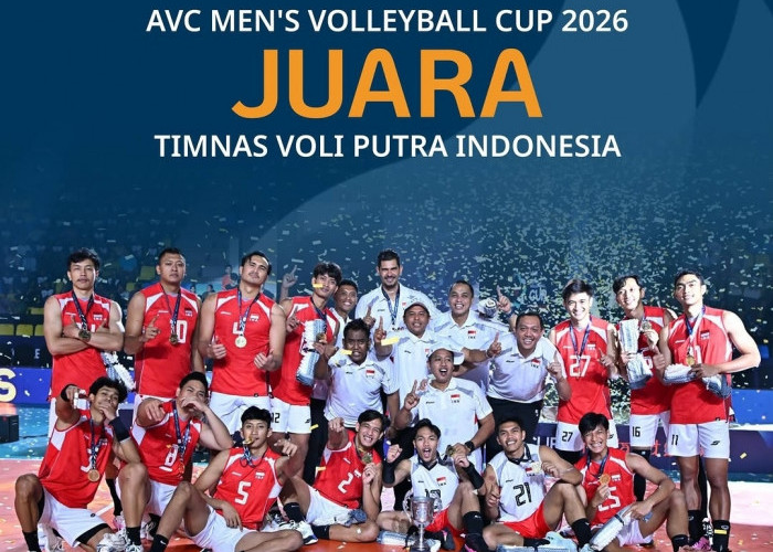 Bersejarah! Timnas Voli Putra Indonesia Juara AVC Men's Cup 2026, Naik ke Peringkat 43 Dunia