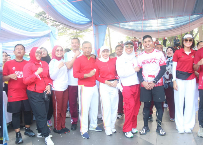 Senam, Lomba hingga Samsat Keliling, Begini Meriahnya HUT RI ke-81 Polda Sumsel di Monpera