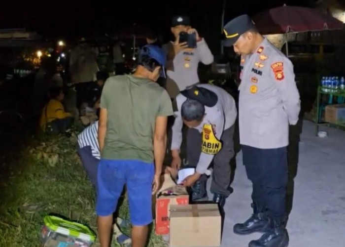 Amankan 20 Dus Miras dari Lokasi Hiburan, Polsek Tanjung Batu Ogan Ilir Berhasil Tekan Tindak Pidana Pekat