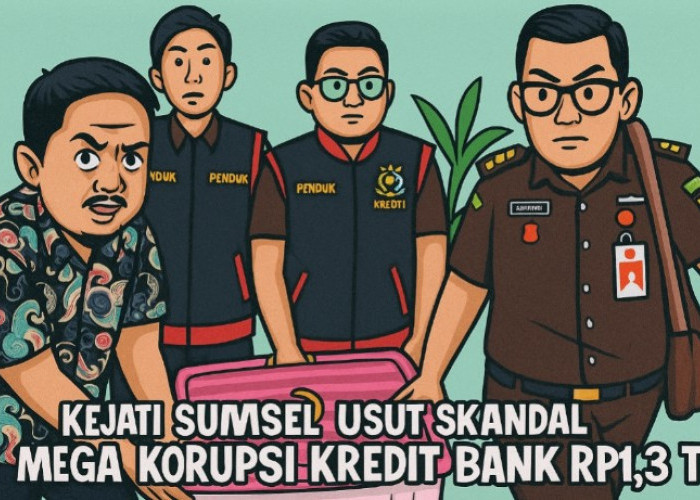 Kejati Sumsel Sita Dokumen Penting dari 4 Lokasi Terkait Skandal Korupsi Kredit Bank BUMN Rp1,3 T