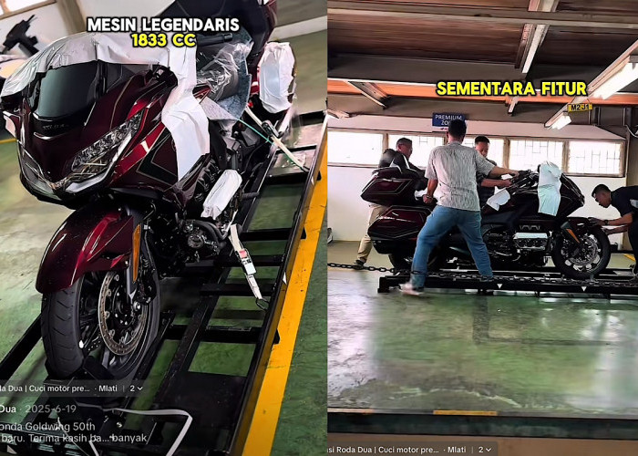 Honda Goldwing Motor Matic Raksasa Cuma Ada 3 di Indonesia, Diklaim Tidak Bakal Rusak Kecuali Disengaja