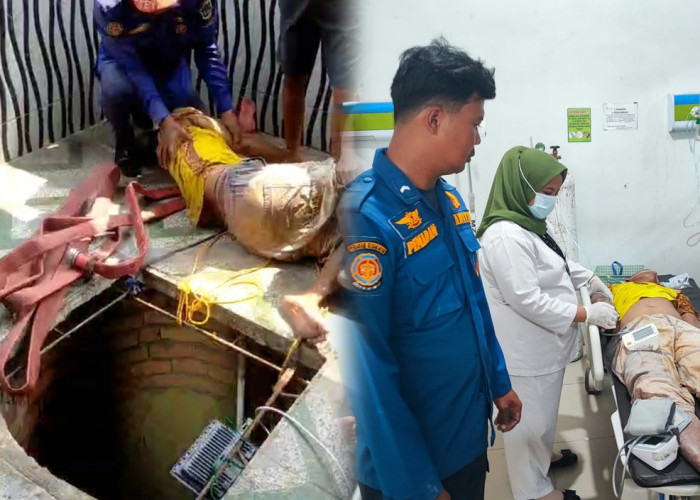 Penggali Sumur Pingsan Usai Kekurangan Oksigen, Tim Rescue Ogan Ilir Berhasil Evakuasi Korban