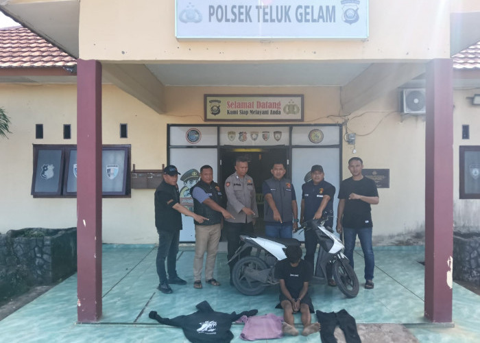 Pelaku Pencuri Handphone di Teluk Gelam OKI Ditangkap Polisi di Konter, 1 Masih Buron.