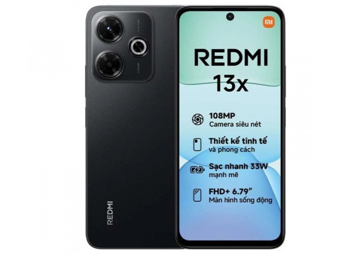 Redmi 13x Hadir dengan Desain Premium Spesifikasi Tetap Andal dengan Harga yang Kian Terjanngkau