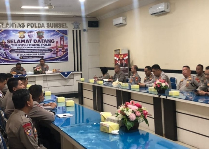 Polda Sumsel dan Puslitbang Polri Bongkar Strategi Lalu Lintas Modern, Teknologi ETLE Jadi Sorotan