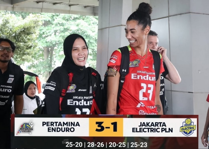 Dramatis, Pertamina Enduro Taklukkan Jakarta Electric PLN 3-1 di Laga Pembuka Final Four Proliga 2025