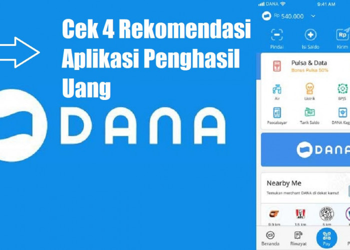  4 Rekomendasi Aplikasi Penghasil Uang Tambahan, Pencairan Cepat dan Mudah!