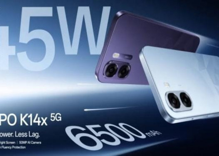 Oppo K14x 5G Usung Kapasitas Baterai Besar 6.500 mAh Dibalut Fitur Reserve Wired 