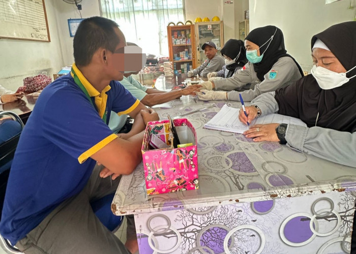 51 Warga Binaan Lapas Tanjung Raja Ogan Ilir, Jalani Skrining HIV dan Sifilis
