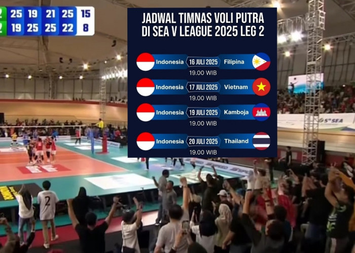  Kemenangan Dramatis Timnas Voli Putra Indonesia Warnai Pembukaan Leg Kedua SEA V.League 2025