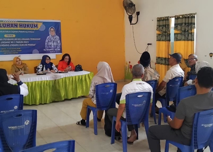 Kemenkum Sumsel Perkuat Kesadaran Hukum Masyarakat di Talang Jambe