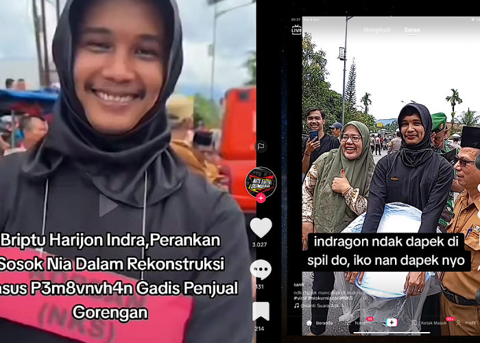 Warga Salfok Pada Pemeran Pengganti Nia Kurnia Sari, Polisi Pria Pakai Jilbab Sempat Dinasehati Cukur Kumis   