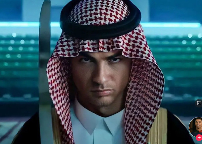 Kemenangan Al Nassr Melengkapi Gantengnya Ronaldo Berbalut Jubah Arab Lewat Video Promosi Viral Sebelum Laga 