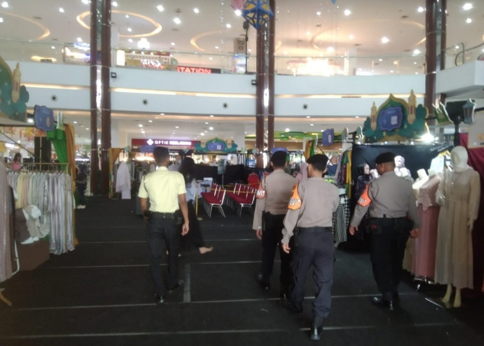 Operasi Ketupat Musi 2026, Polisi Patroli OPI Mall dan Pasar Gubah Palembang
