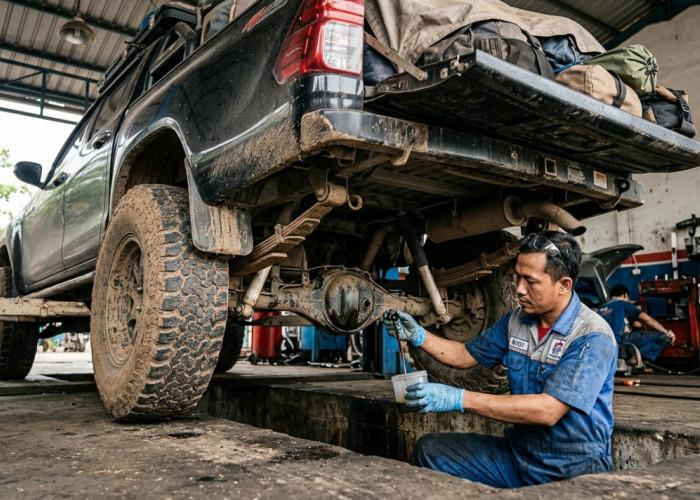 Jangan Tunggu Oli Rusak! Begini Cara Mengetahui Kondisi Oli Gardan dan Transmisi Mobil Diesel