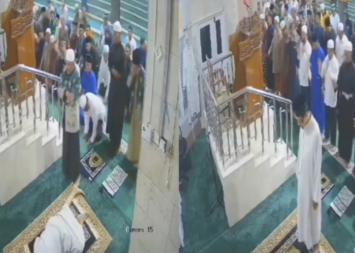 Video Detik-Detik Imam Meninggal Dunia Saat Sedang Sujud di Masjid Balikpapan